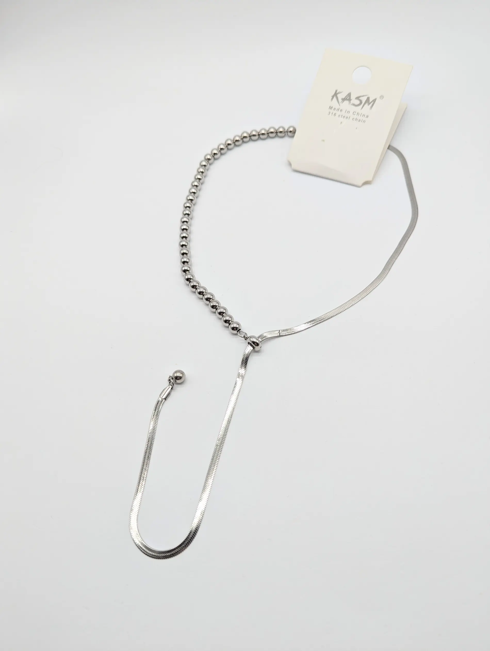 Ланцюжок-трансформер, сталь 316L “Комбі” 50 см